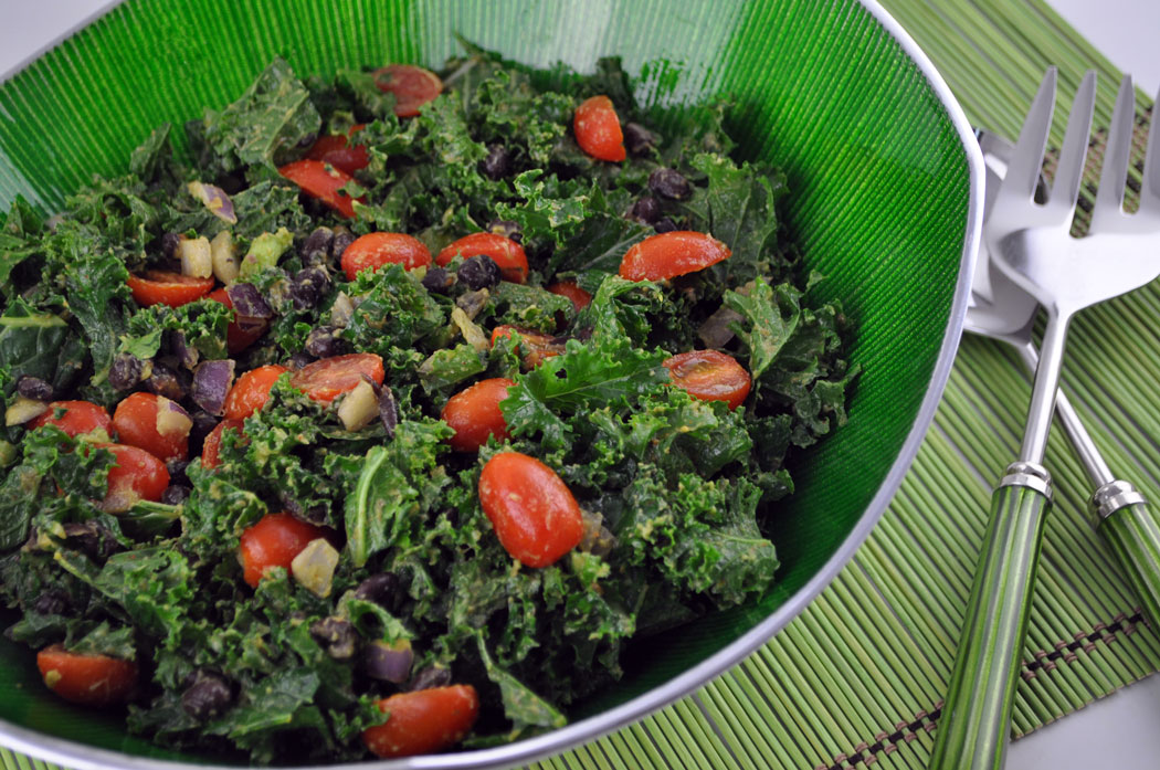 Kale Guacamole Salad