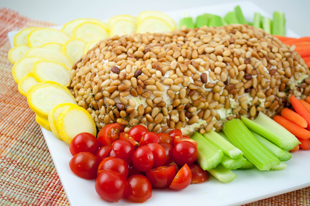 Mustard Greens dip with Veggies