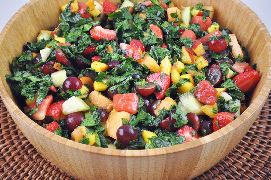 Fruit and Greens Salad with Honey