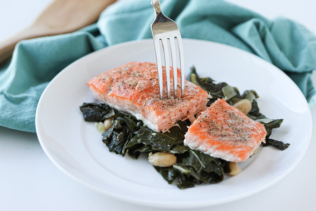 Salmon and Greens